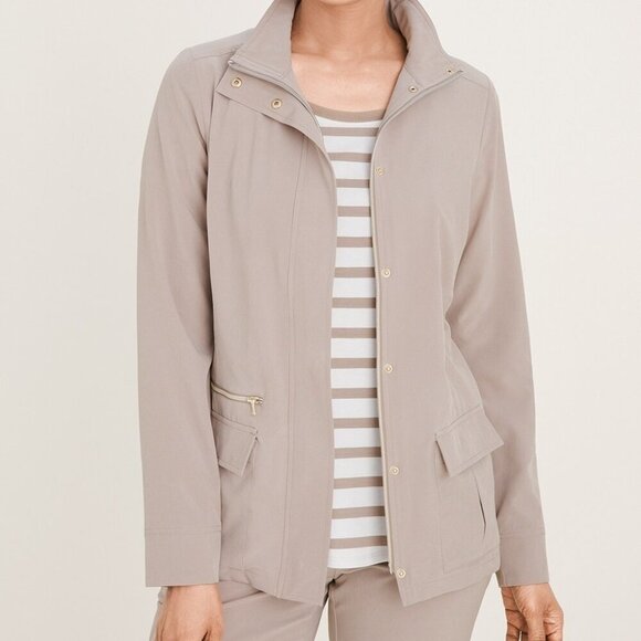 Chico’s Neema UPF travel jacket Chico's size 1 = US size 8/10 - Picture 2 of 14